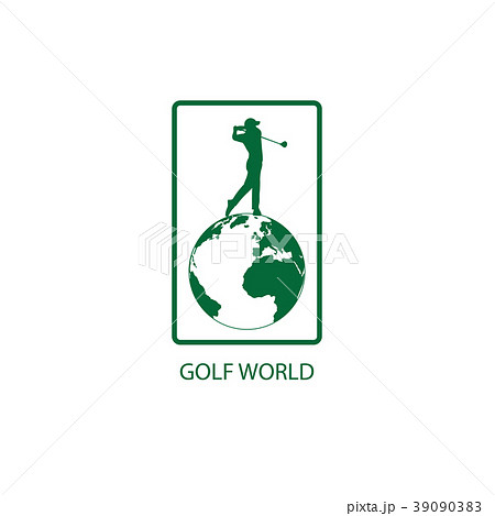 World golf tournament logo graphic design??????? 39090