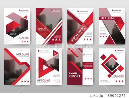 Red Abstract presentation templates Infographic Red Abstract presentation templates Infographic 39091275