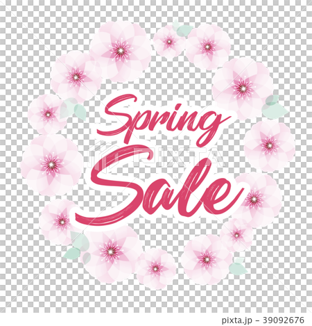Cherry blossom frame Spring SALE Cherry blossom frame Spring SALE 39092676