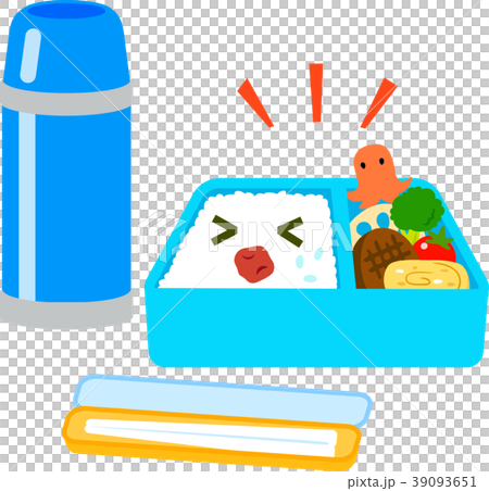 Lunch box and water bottle Lunch box and water bottle 39093651