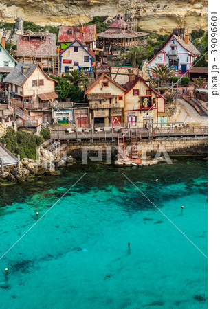 Colorful houses in Anchor Bay, Popeye Village 39096601