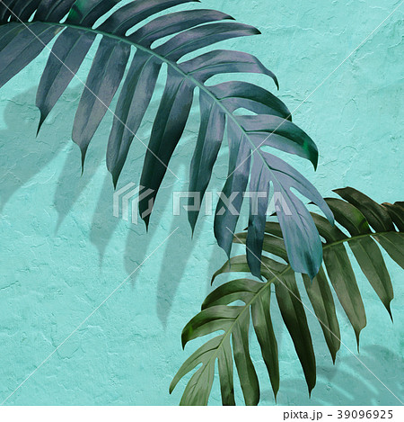 背景-植物-ブルー 背景-植物-ブルー 39096925