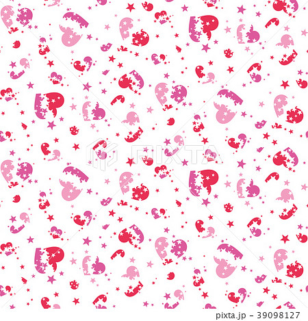 pattern swatch, broken hearts (and stars) 39098127