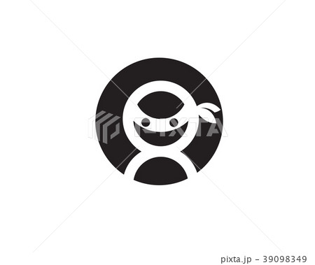 Ninja Icon vector illustration 39098349