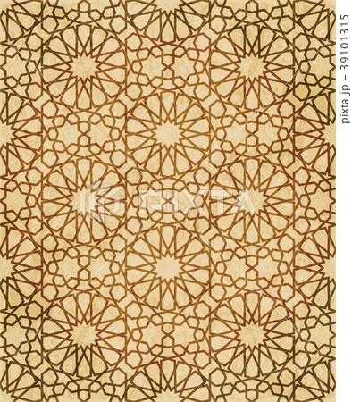 Retro brown Islam seamless geometry background Retro brown Islam seamless geometry background 39101315