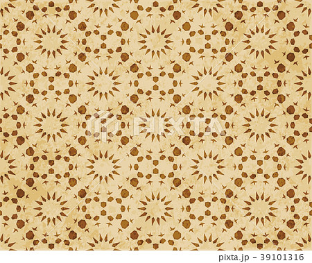 Retro brown Islam seamless geometry background Retro brown Islam seamless geometry background 39101316