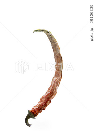 Chilli pepper - sun-dried is on white background 39106839