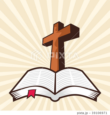 Cross and open Bible Cross and open Bible 39106971
