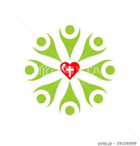 Worshipers from a heart 39106999