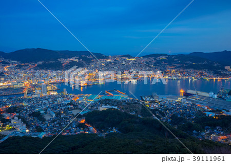 View of Nagasaki city skyline from Mount Inasa 39111961