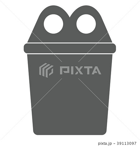 ゴミ箱 ペットボトル 空き缶 ビン イラスト アイコンのイラスト素材 39113097 Pixta