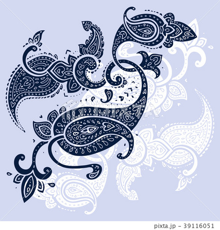Paisley background. Hand Drawn ornament. Paisley background. Hand Drawn ornament. 39116051
