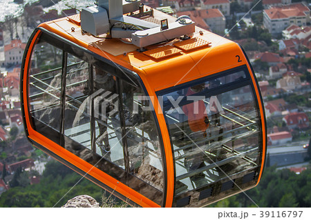Cable car on the mountain Sdr in Dubrovnik Croatia 39116797