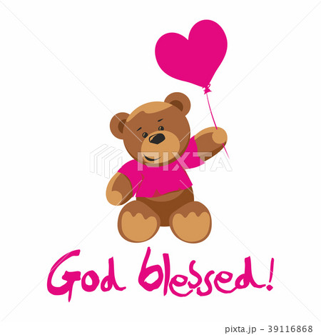 Cute Bear. God blessed Cute Bear. God blessed 39116868