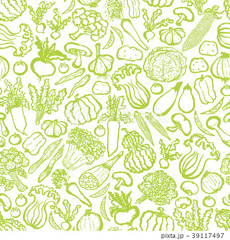 野菜 マルシェ 背景のイラスト素材