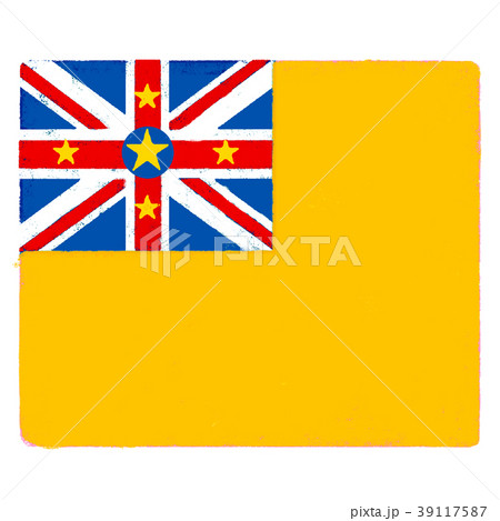 国旗 手描き ニウエ 国旗 手描き ニウエ 39117587