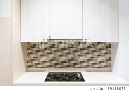 kitchen furniture with contemporary kitchenware  39118076