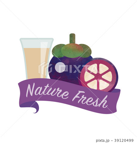 Colorful watercolor nature organic fresh fruit 39120499