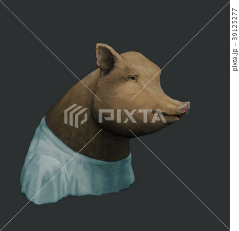 Tシャツを着たイノシシ Tシャツを着たイノシシ 39125277