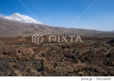 Texture of the volcanic lava Texture of the volcanic lava 39126885
