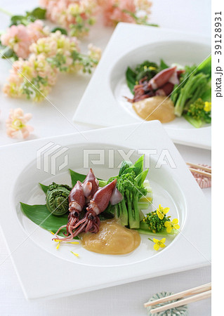 ホタルイカ酢味噌和え ホタルイカ酢味噌和え 39128931