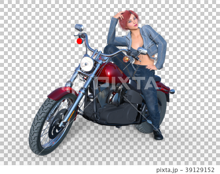 Female rider - Stock Illustration [39129152] - PIXTA