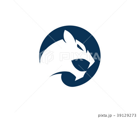 Puma Logo Design Vector Illustrationのイラスト素材