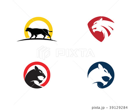 Puma Logo Design Vector Illustrationのイラスト素材