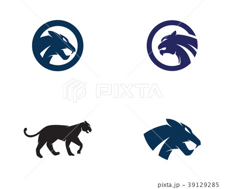 Puma Logo Design Vector Illustrationのイラスト素材