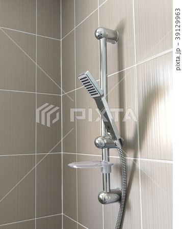 Shower head in bathroom 39129963