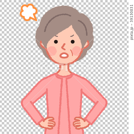 怒るシニア女性 39130831