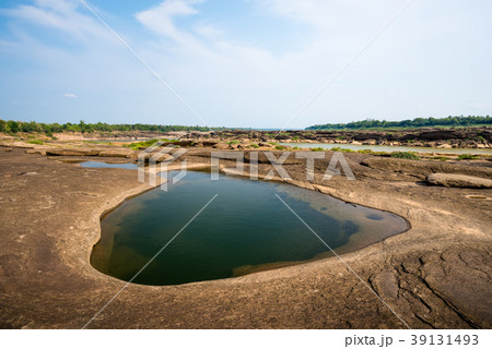 Natural of Rock Canyon in Mekhong River Thailand 39131493
