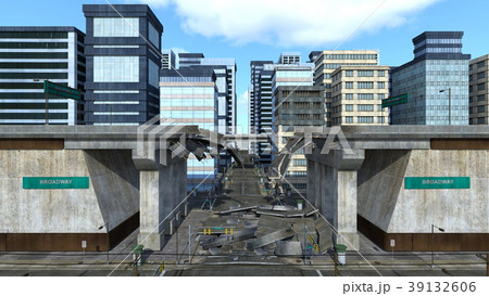 高速道路の崩落 高速道路の崩落 39132606