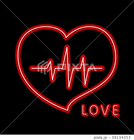 vector Cardiogram of love and health line forming vector Cardiogram of love and health line forming 39134353