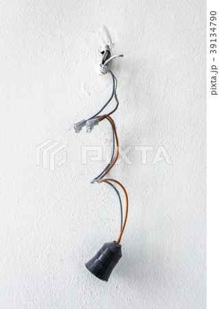 Dangerous bad wiring leading to the bulb Dangerous bad wiring leading to the bulb 39134790
