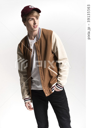 Fashionable, Handsome man poses in fancy clothes 39135563