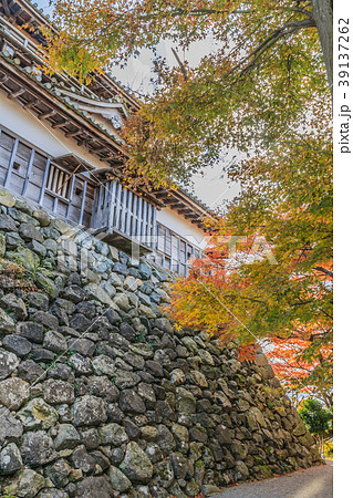 秋の丸岡城の天守の風景 39137262