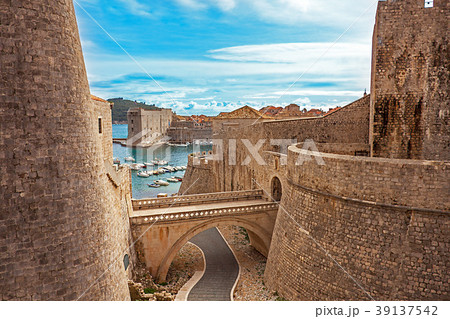 Old town and harbor of Dubrovnik Croatia 39137542
