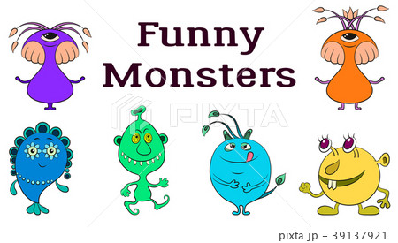 Cartoon Monsters Set Cartoon Monsters Set 39137921