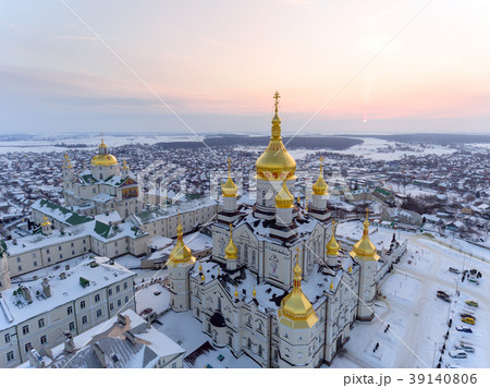 The church of Lavra in Pochaev, Ukraine 39140806