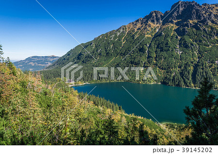 Landscape of mountain lake Morskie Oko Landscape of mountain lake Morskie Oko 39145202