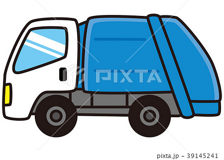 ゴミ収集車のイラスト素材 39145241 Pixta
