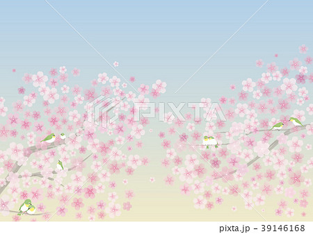 春の景色のイラスト素材