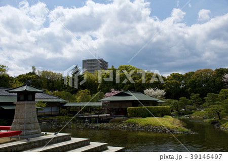 名古屋市 4月の白鳥庭園 清羽亭 名古屋市 4月の白鳥庭園 清羽亭 39146497