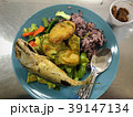 Lunch time of rices and vegetables set, image 39147134