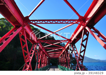 鮮やかな山線鉄橋 鮮やかな山線鉄橋 39148329