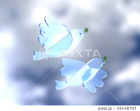 青い鳥のイメージ 幸せ 幸運のイラスト素材