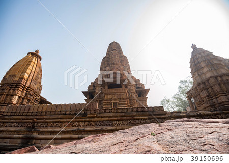 View of Lakshmana Temple in Khajuraho, India 39150696