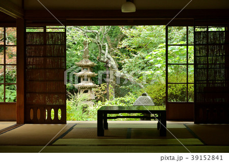 浄智寺　庫裏からの庭園 39152841