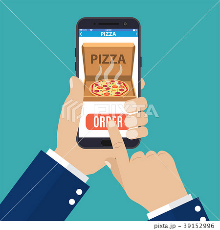 Online order pizza. 39152996
